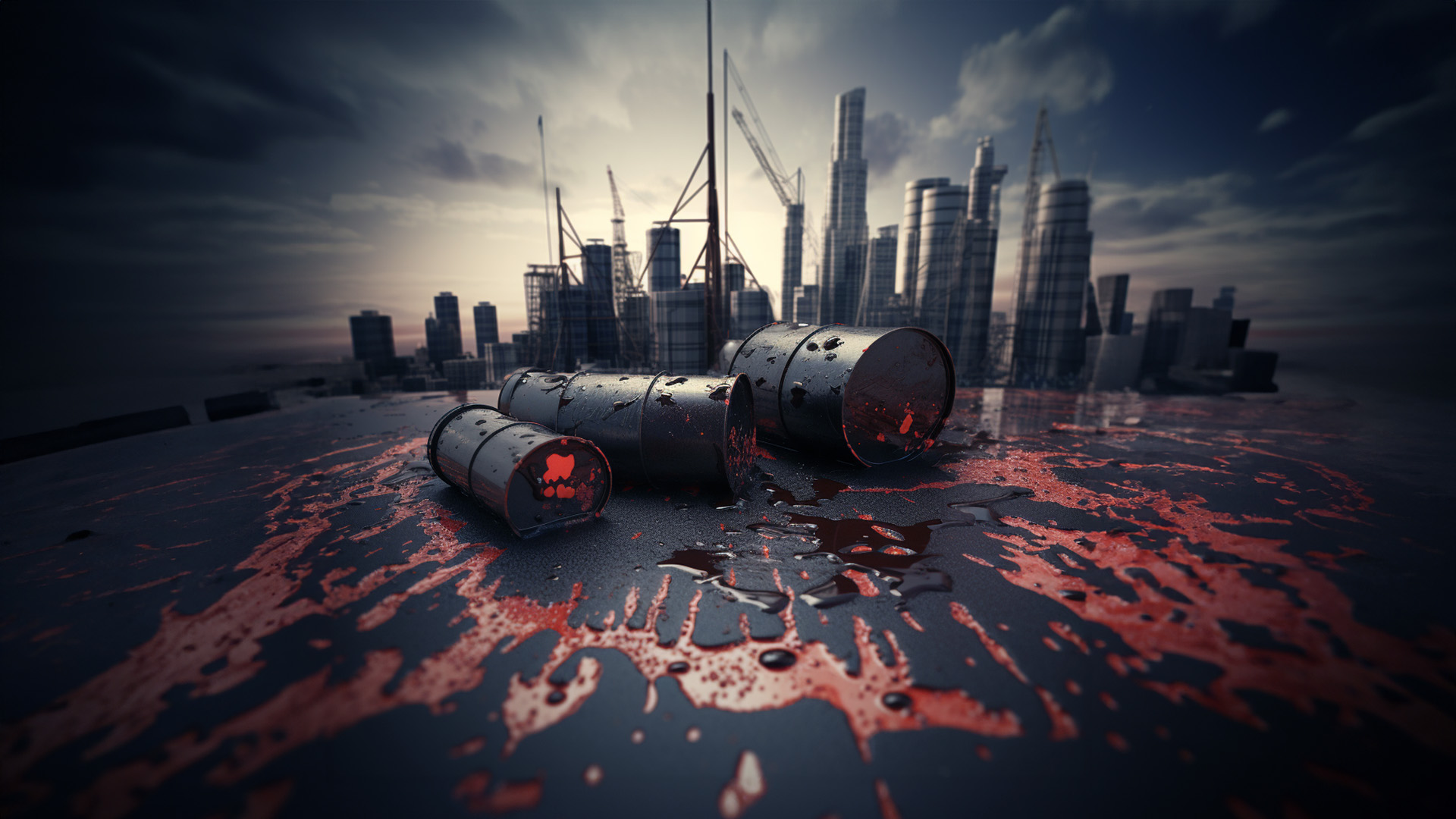 هبوط النفط بنحو 5% يقود خسائر الأسهم