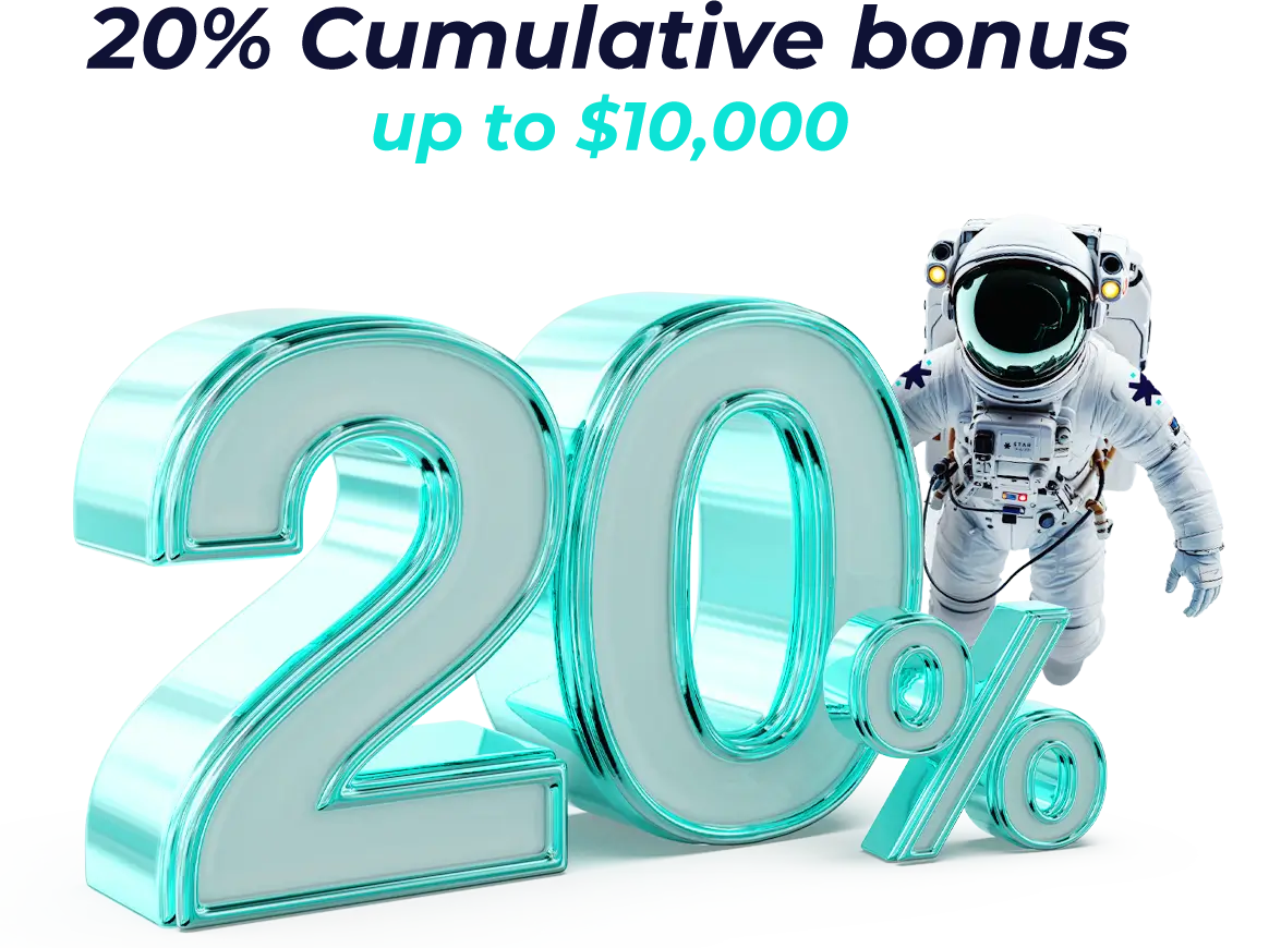 cumulative bonus 20 10000 banner