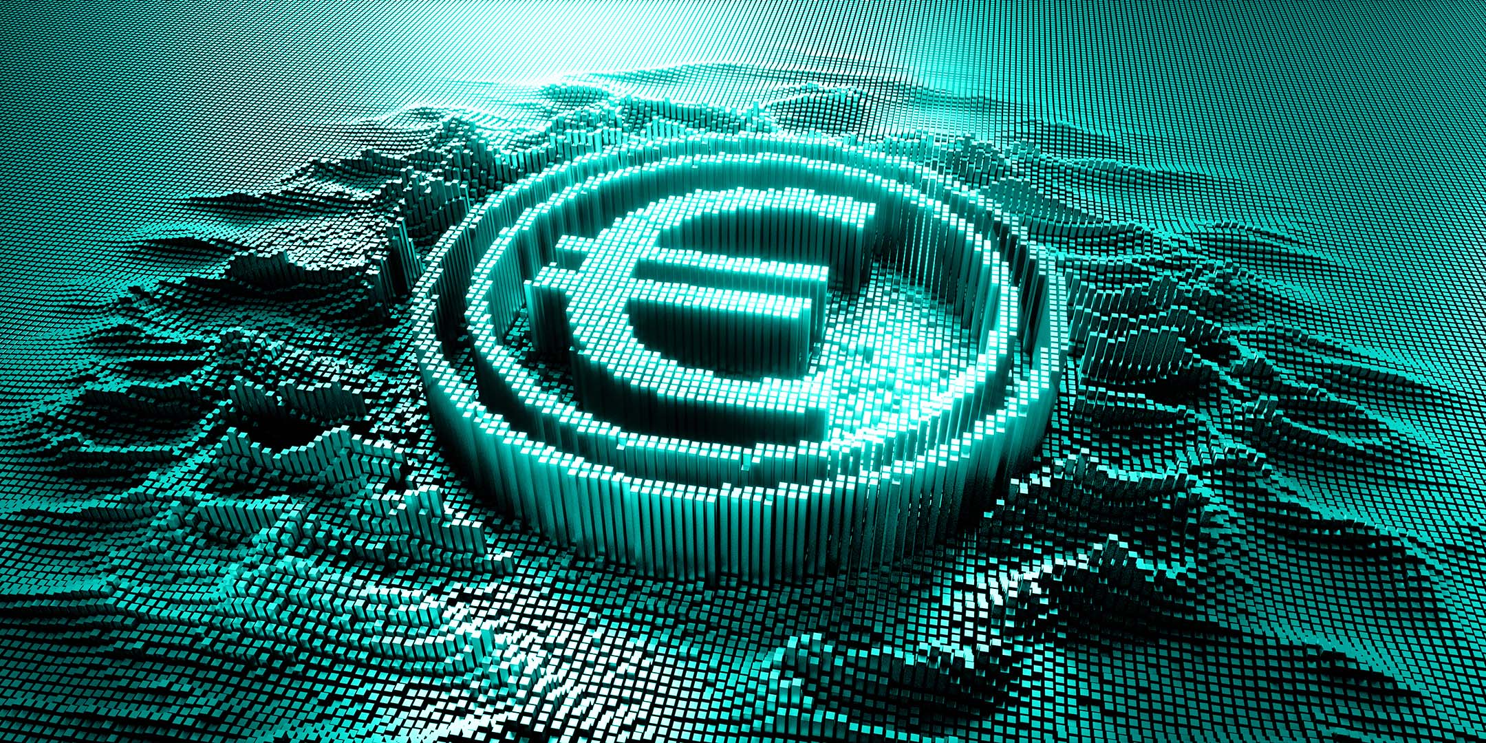 Euro currency in green overlay amid the near nine months peak.