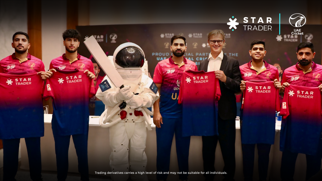 UAE National Team and Peter Karsten, CEO of STARTRADER during the signing of sponsorship deal